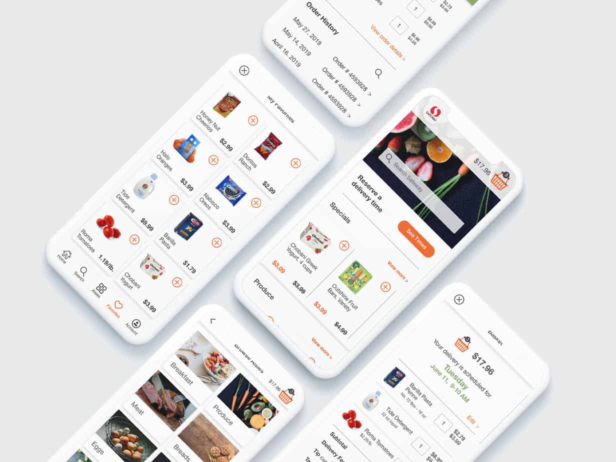 Basket Fresh Mobile Mockup