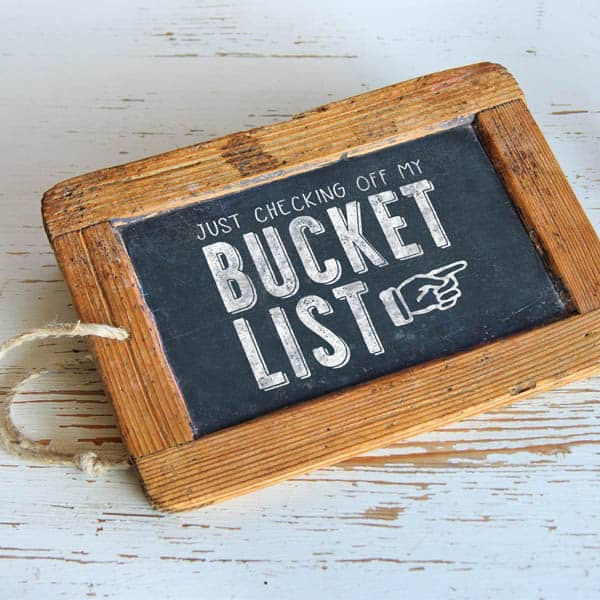 Bucket List Mockup