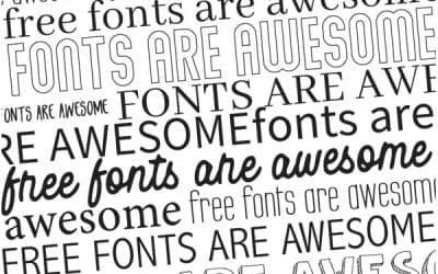 Awesome Free Fonts