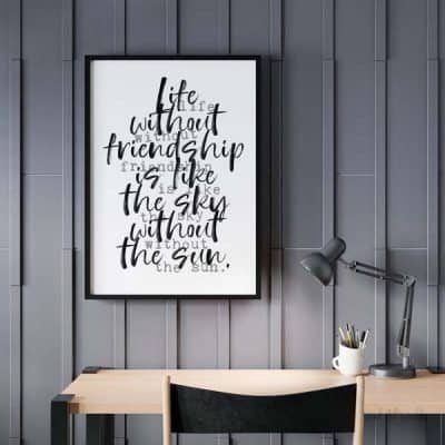 Without friendship mockup