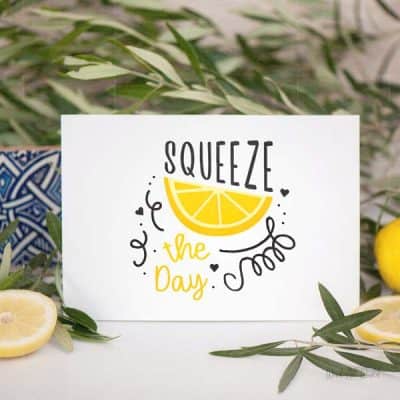 Squeeze the Day Card