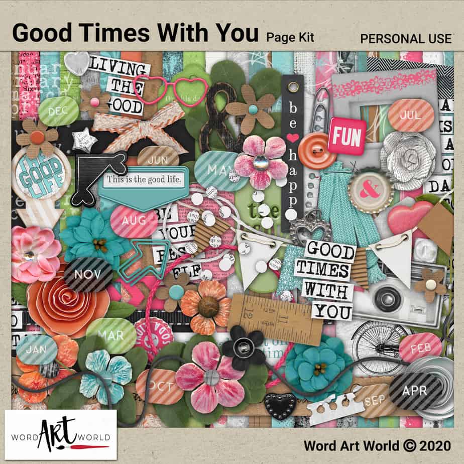 Good Times With You Page Kit