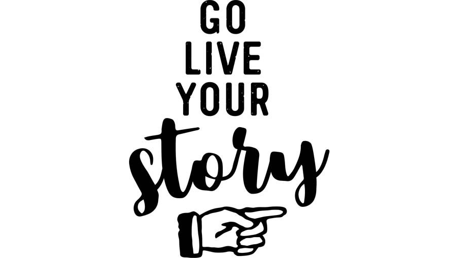 Go Live Your Story Word Art